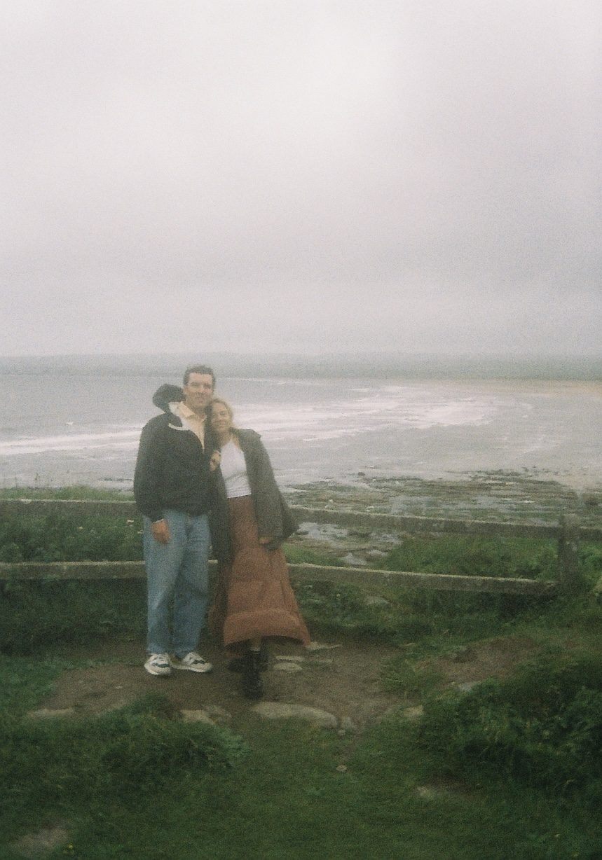 Jamie and Zach at the beach