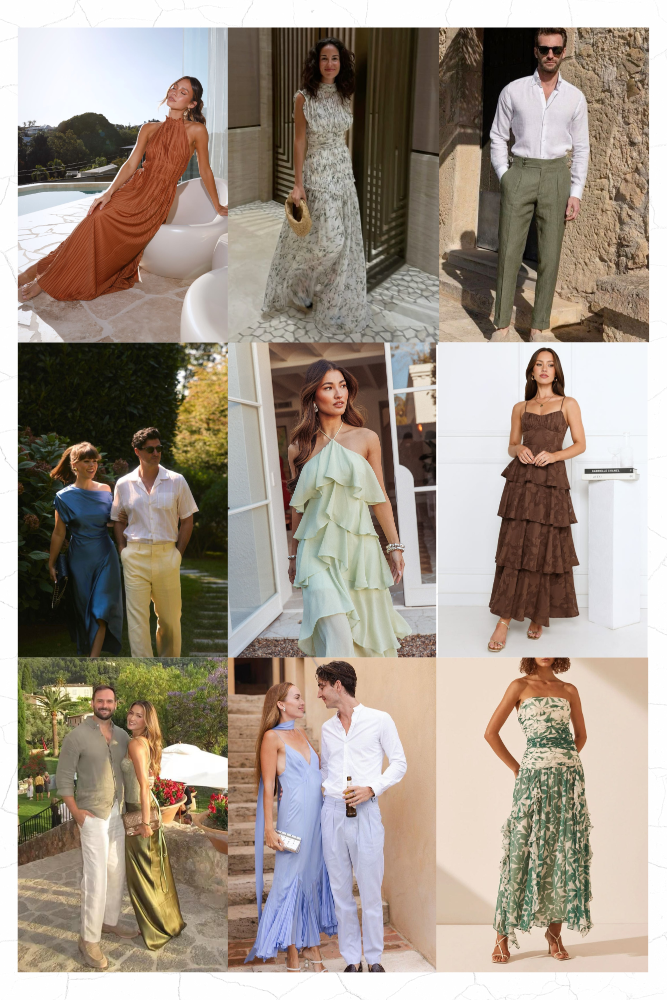 Friday welcome dinner outfit inspiration